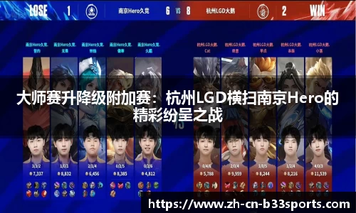 大师赛升降级附加赛：杭州LGD横扫南京Hero的精彩纷呈之战